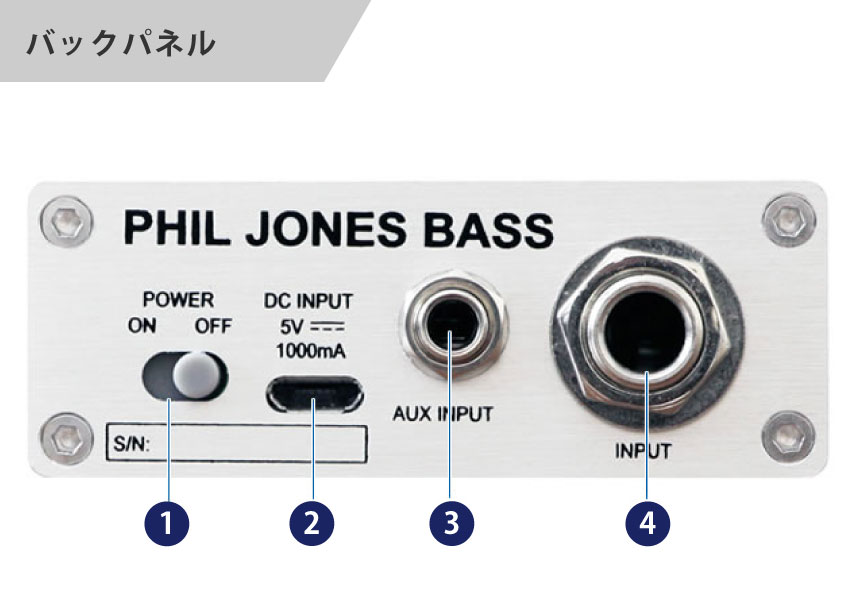 f146*80 【ジャンク】 PHIL JONES BASS　BIGHEAD ベース用ヘッドホンアンプ Q56136 A85QF11390G